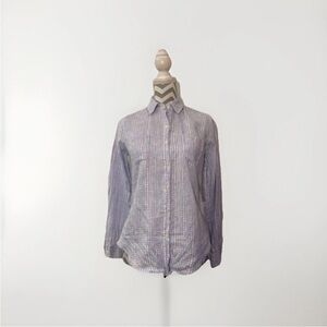 LILLY PULITZER 100% Linen Button Down Long Sleeve Shirt Size: XXS